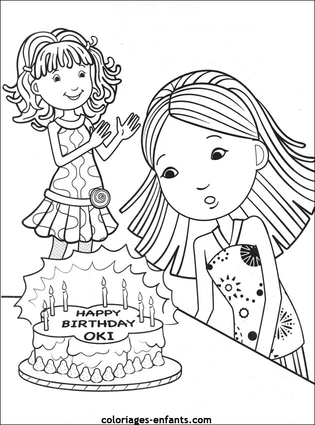 coloriage d'anniversaire de coloriages-enfants.com