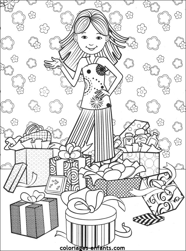 coloriage d'anniversaire de coloriages-enfants.com