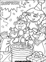 Coloriages d'anniversaire