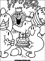 Coloriages d'anniversaire