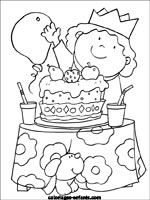 Coloriages d'anniversaire