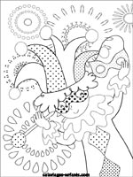 Coloriage de carnaval