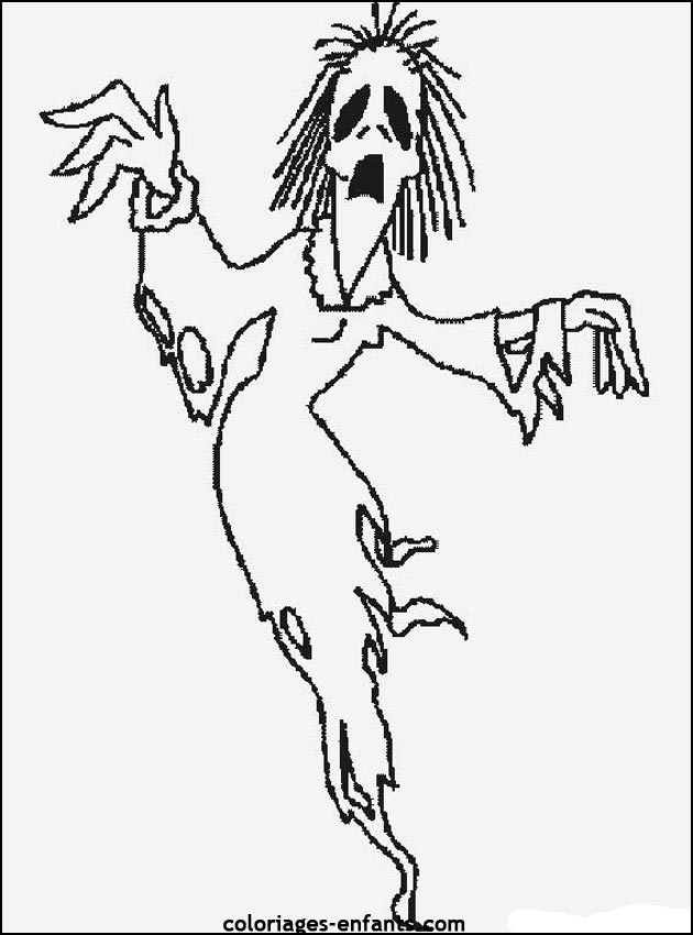 imprime ce coloriage d'halloween
