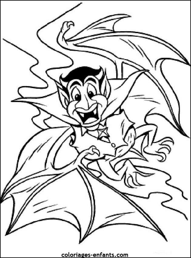 imprime ce coloriage d'halloween