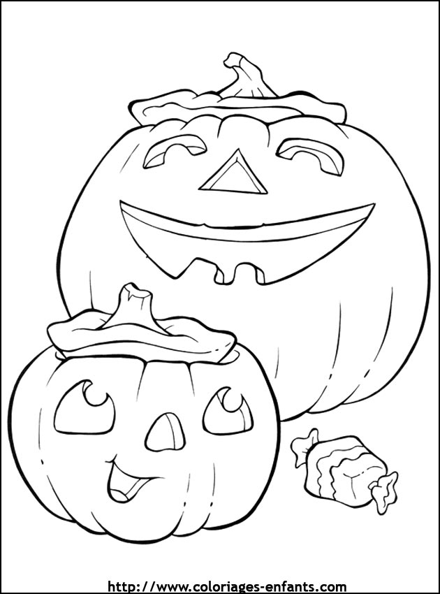 imprime ce coloriage d'halloween