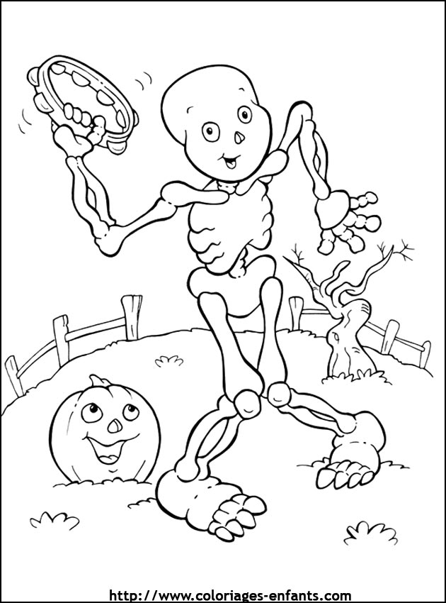 imprime ce coloriage d'halloween