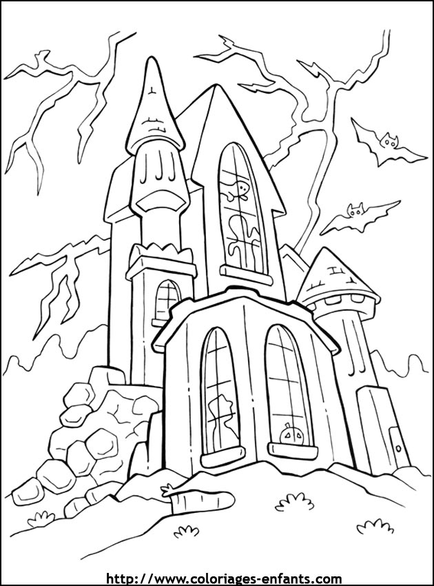 imprime ce coloriage d'halloween