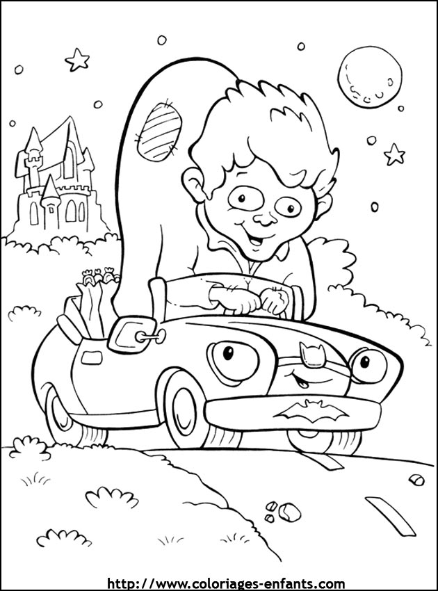 imprime ce coloriage d'halloween