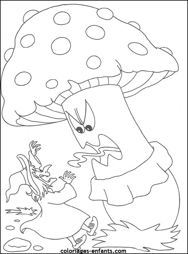 imprime ce coloriage d'halloween