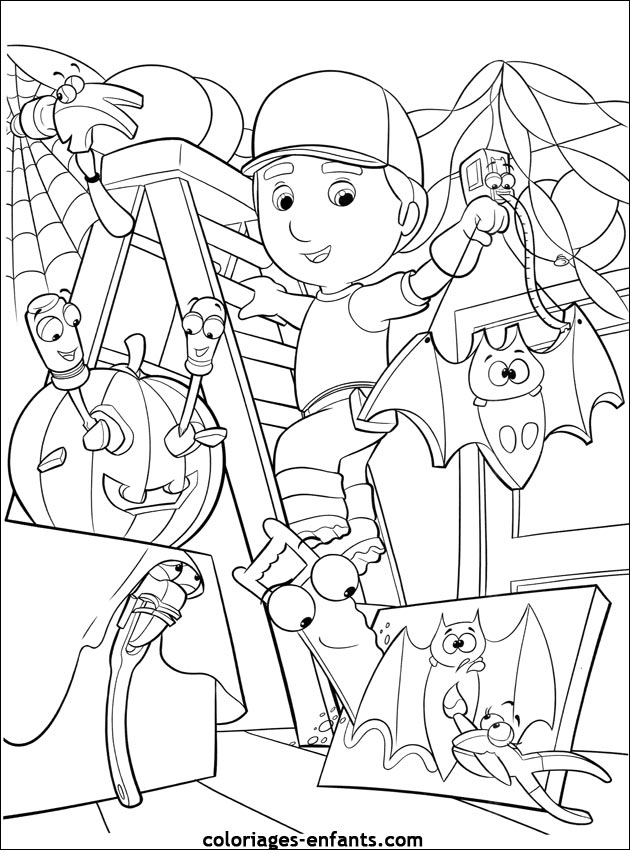 imprime ce coloriage d'halloween