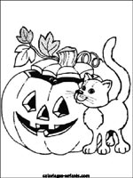 Coloriages d'halloween