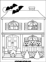 Coloriages d'halloween