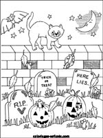 Coloriages d'halloween