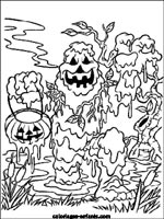 Coloriages d'halloween