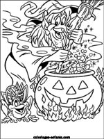 Coloriages d'halloween