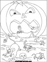 Coloriages d'halloween