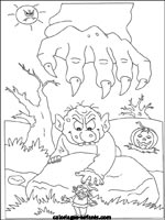 Coloriages d'halloween