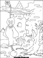 Coloriages d'halloween