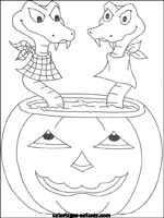 Coloriages d'halloween