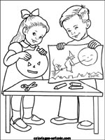 Coloriages d'halloween