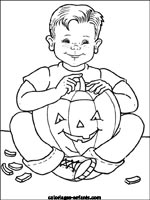 Coloriages d'halloween