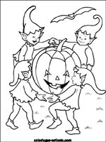 Coloriages d'halloween