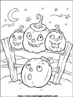 Les citrouilles d'Halloween