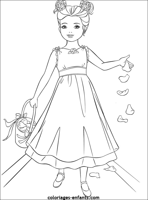 coloriage de mariage