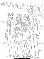 Coloriage de mariage