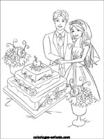 Coloriage de mariage