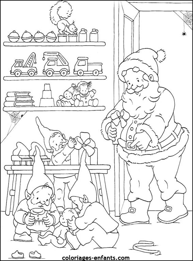 imprime ce coloriage de Nol