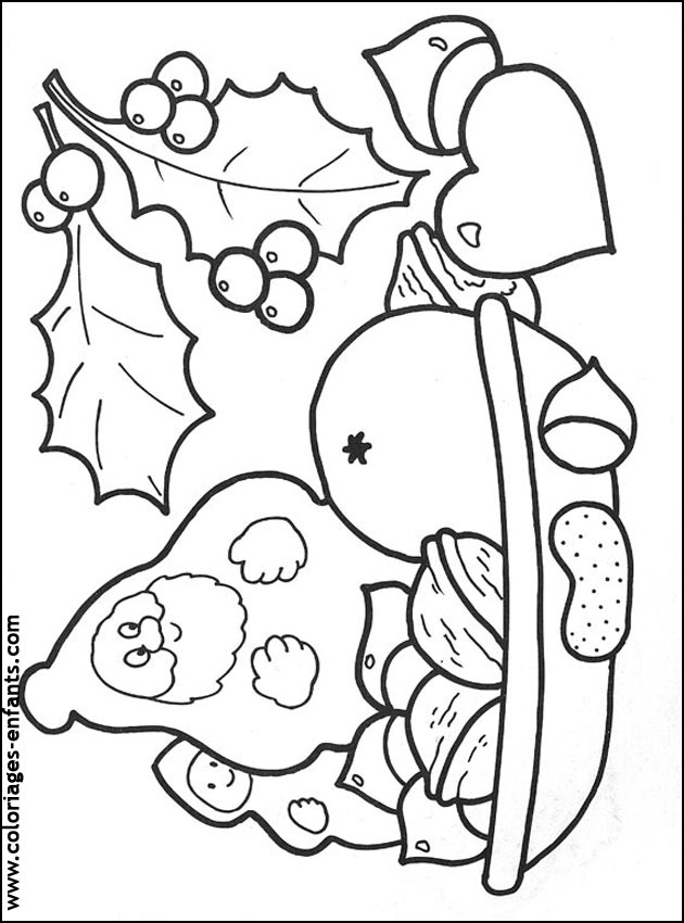 imprime ce coloriage de Nol