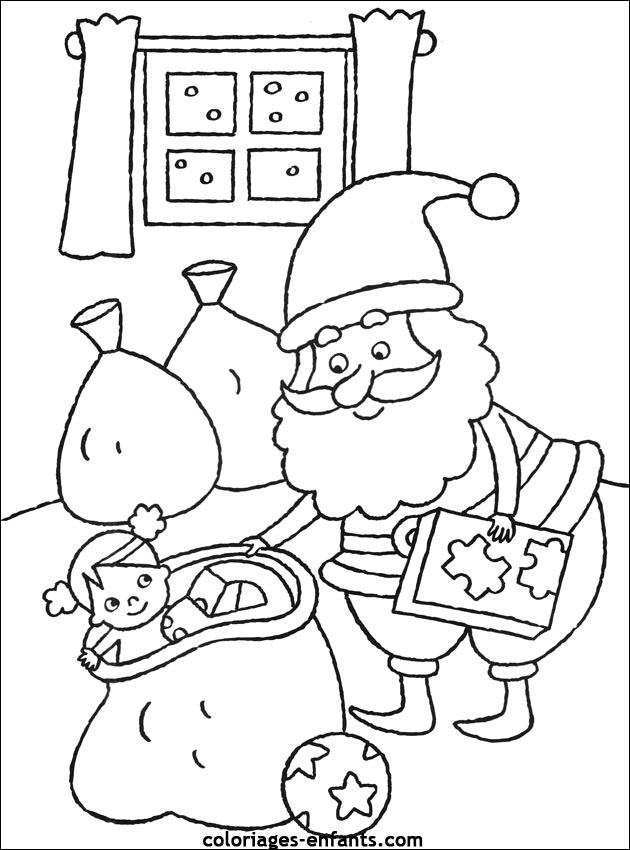 imprime ce coloriage de Nol