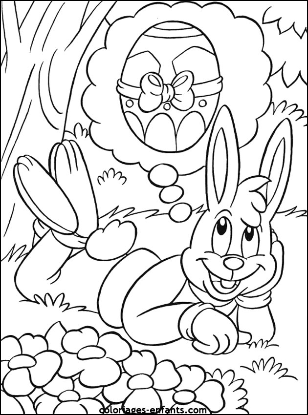 coloriage de Pques