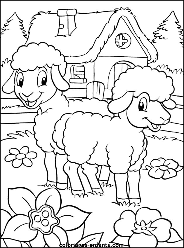 coloriage de Pques