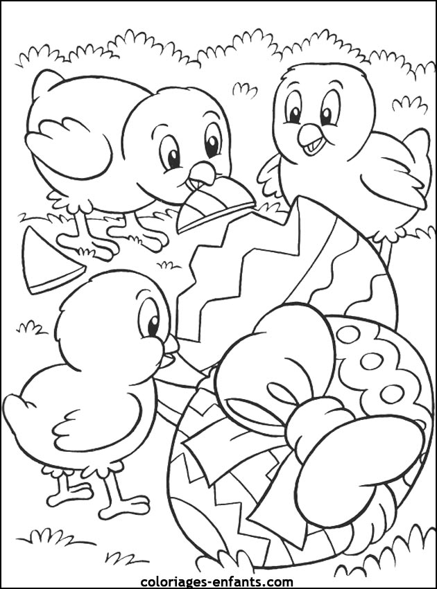 coloriage de Pques