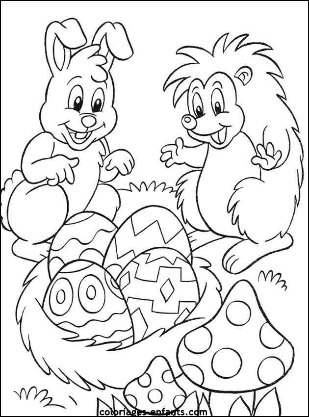 coloriage de Pques