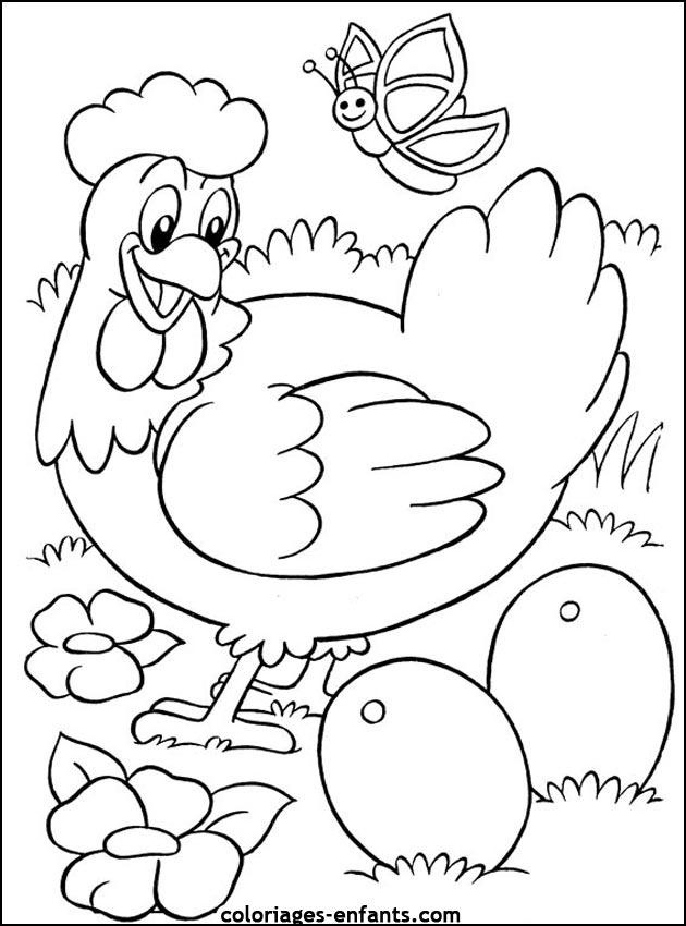 coloriage de Pques