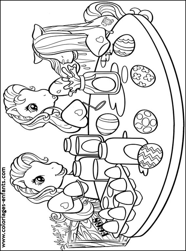 coloriage de Pques