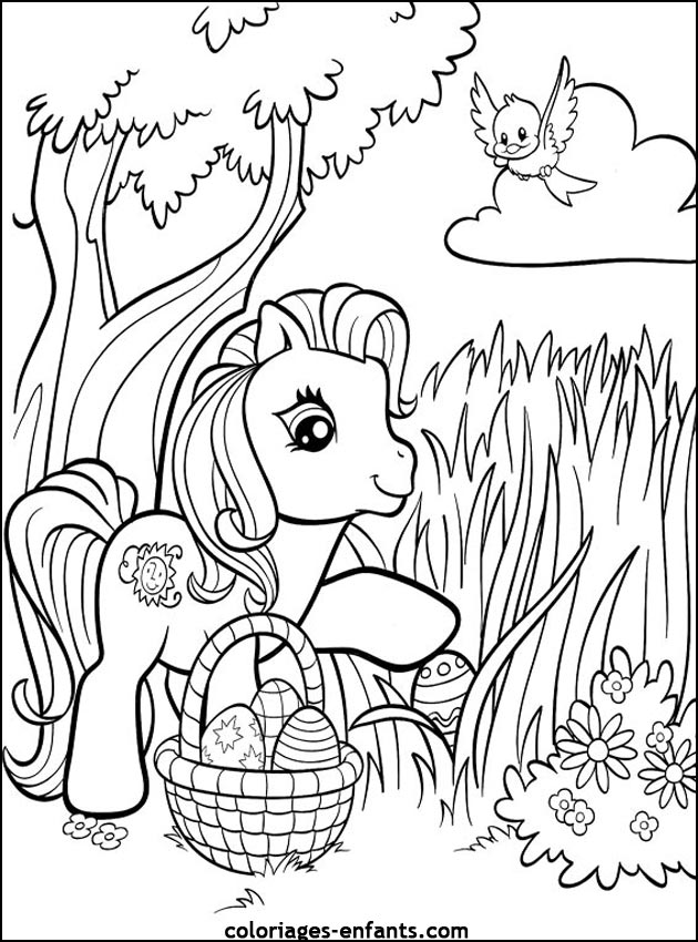 coloriage de Pques