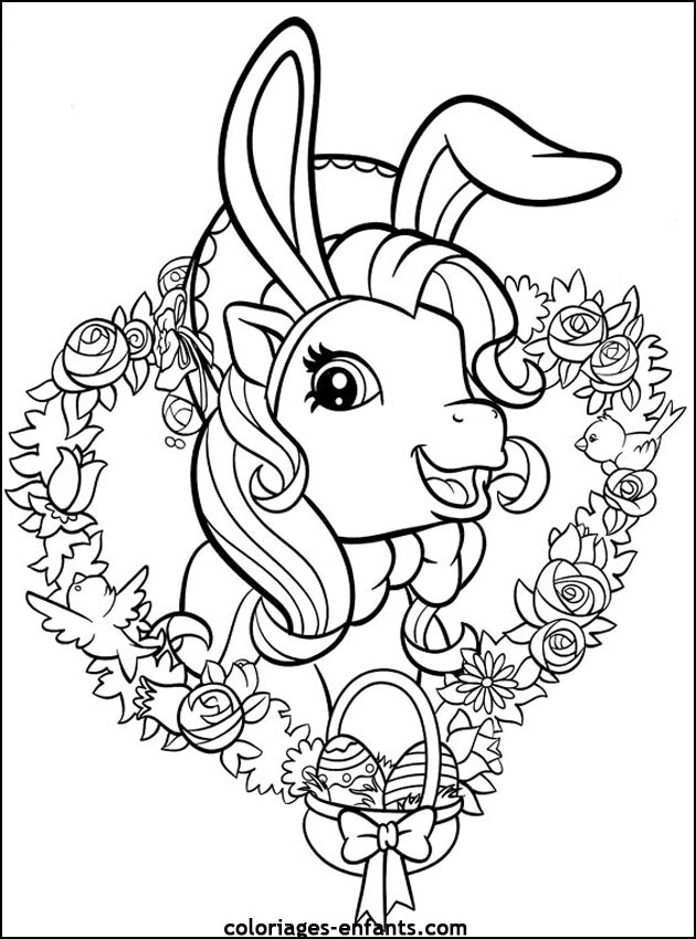 coloriage de Pques