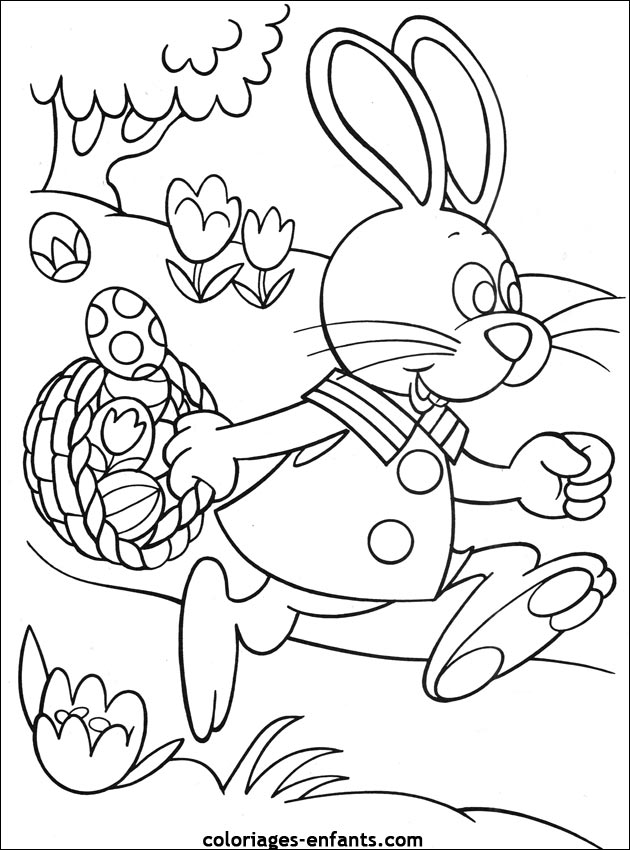 coloriage de Pques