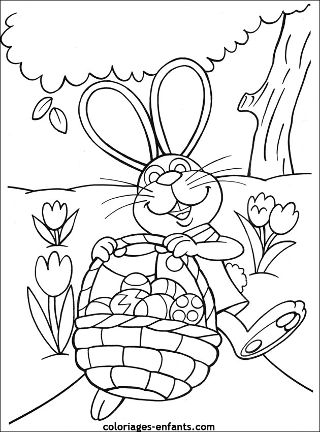 coloriage de Pques