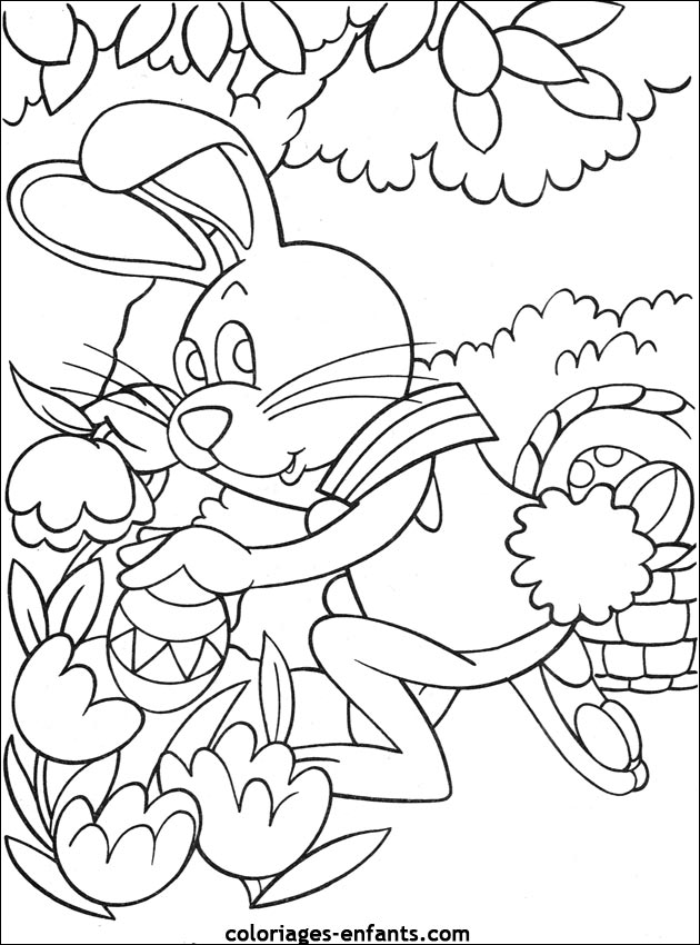 coloriage de Pques