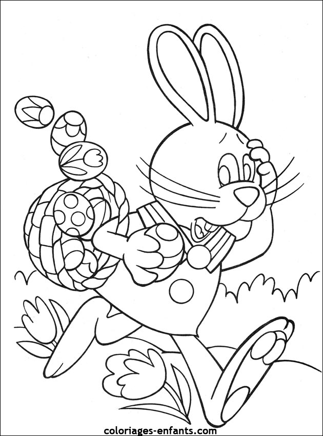 coloriage de Pques