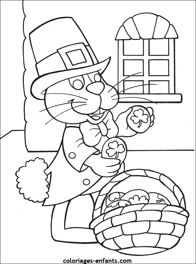 coloriage de Pques