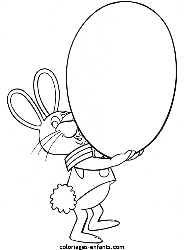 coloriage de Pques