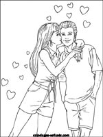 Coloriages de st-valentin