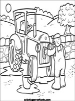 Coloriages de la ferme