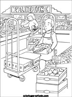 Coloriages de supermarche